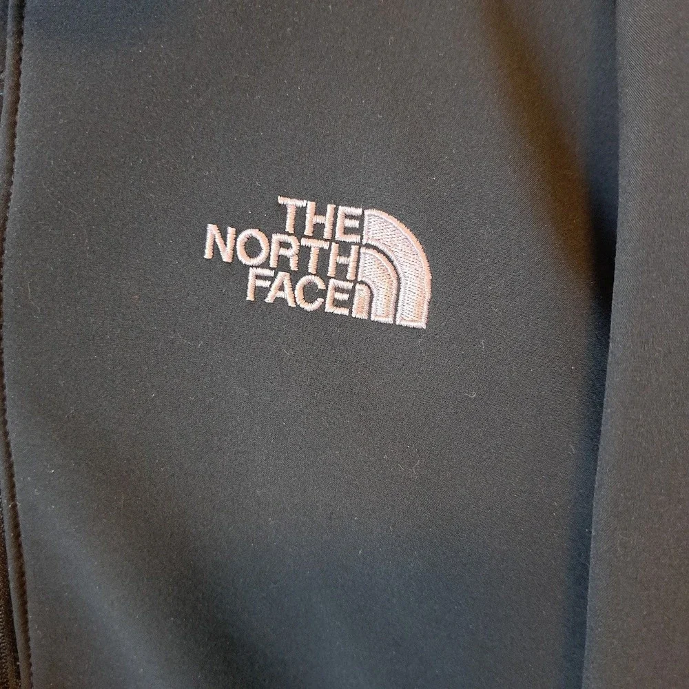 The North Face Mens Apex Bionic Half Zip Softshell Jacket Black XXL Fleece Lined